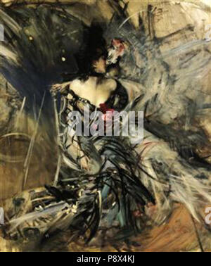 . 65 Boldini - espagnol-danseur-à-le-moulin-rouge Banque D'Images