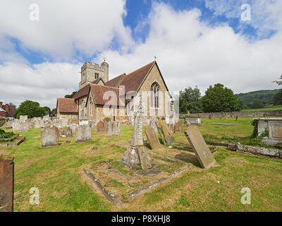 Boxley Kent St Mary's et l'église All Saints Banque D'Images