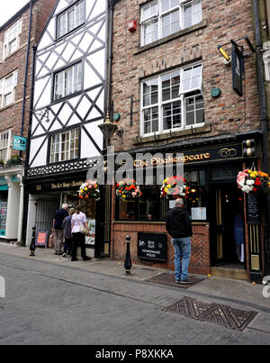 La ville de Durham Angleterre Old Inn Pub Tavern à Sadler Street Le plus vieux pub dans Durham Banque D'Images