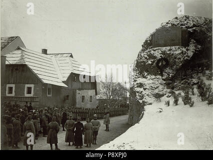 275 Enthüllung des Gedenksteines Feldmarschallleutnant für Karl Schneider Freiherr von Arno, Ansprache der Kavallerie senneur Exzellenz Generall Rohr (BildID) 15462692 Banque D'Images