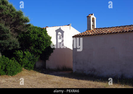 Golfo Aranci, SARDAIGNE. Nostra Signora del monte country church Banque D'Images