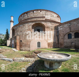 La Rotonde, Romain, de galère, construit en 306 AD. Par Tetrach Galerius, et ensuite transformé en une église byzantine et, plus tard, une mosquée. Thessalon Banque D'Images