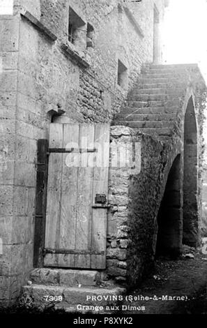 313 Grange aux Dîmes - Provins - Médiathèque de l'architecture et du patrimoine - APMH00007368 Banque D'Images