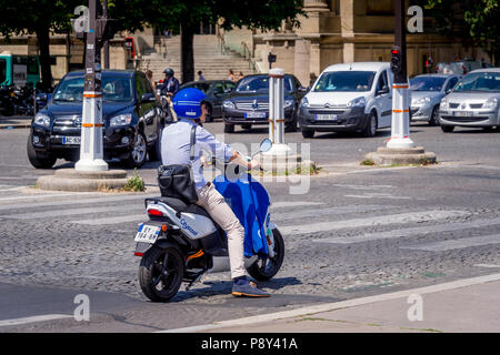 Cityscoot ride partager scooter dans Paris, France Banque D'Images