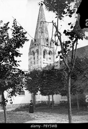 266 Eglise - clocher - Athis-Mons - Médiathèque de l'architecture et du patrimoine - APMH00035930 Banque D'Images