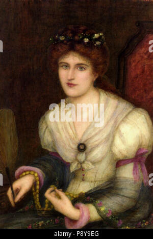 . 540 John William Waterhouse - Self Portrait Banque D'Images