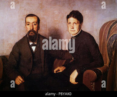 292 Félix Vallotton, 1886 - les parents de l'artiste Banque D'Images