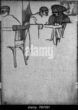 76 Carlo Cainelli - Due amanti 1 Banque D'Images