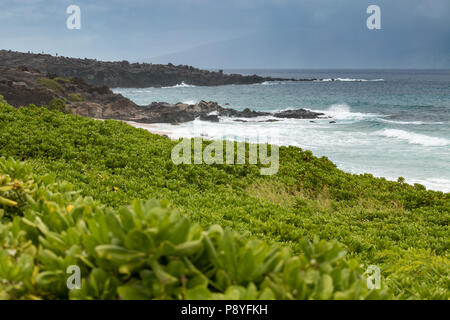 Vue panoramique sur Maui coast Banque D'Images