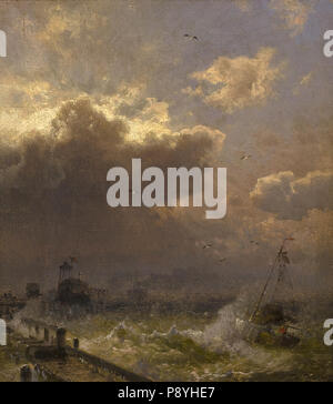 . 330 Hermann Herzog - Phare, Ostende Banque D'Images