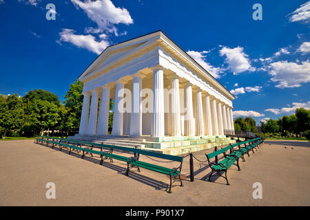 Temple de Thésée dans parc Volksgarten de Vienne, parc public de capitale de l'Autriche Banque D'Images