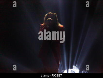 Un cercle parfait effectue à la Manchester O2 Apollo dispose d''un cercle parfait, Maynard James Keenan Où : Manchester, Royaume-Uni Quand : 12 Jun 2018 Credit : Sakura/WENN.com Banque D'Images