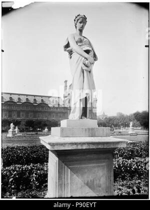 348 Jardin des Tuileries - Statue d'Elégie - Paris 01 - Médiathèque de l'architecture et du patrimoine - APMH00037513 Banque D'Images