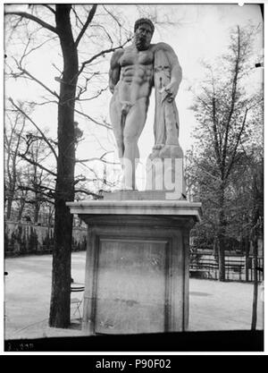 348 Jardin des Tuileries - Statue d'Hercule Farnèse - Paris 01 - Médiathèque de l'architecture et du patrimoine - APMH00037440 Banque D'Images