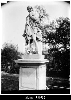 348 Jardin des Tuileries - statue de Phidias - Paris 01 - Médiathèque de l'architecture et du patrimoine - APMH00037441 Banque D'Images