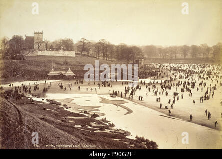 . 351 John Patrick - Patinage, Duddingston Loch - Banque D'Images