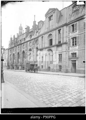 406 Lycée Henri IV - Vue générale sur rue - Paris 05 - Médiathèque de l'architecture et du patrimoine - APMH00037682 Banque D'Images