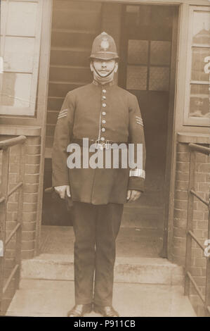 Vintage photo du sergent de police M.25 Banque D'Images