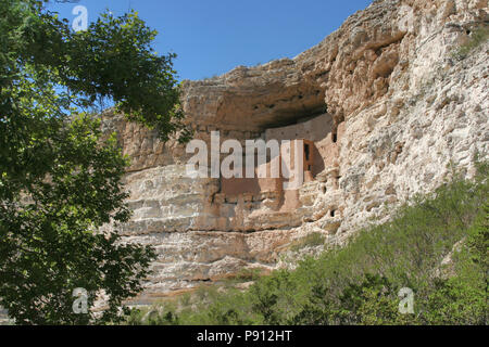 Montezuma's Castle National Monument en Arizona, États-Unis Banque D'Images