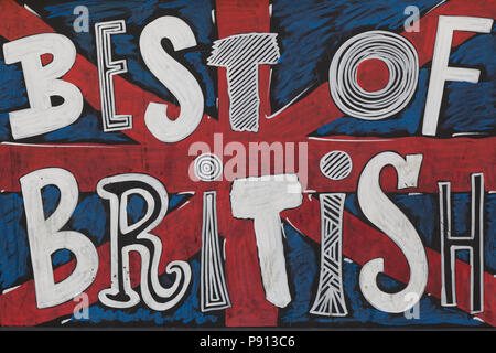 Best of British Union jack flag Banque D'Images