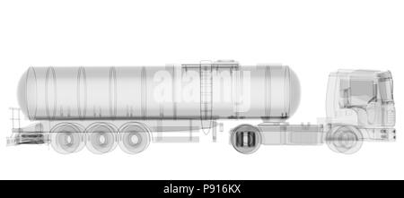 X-ray chariot isolé. 3D render Banque D'Images