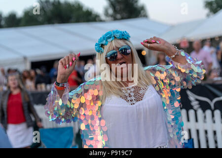 Brentwood, Essex, 13 Jul 2018 Brentwood Music Festival 2018 à Brentwood, ex petite Heather Centre M Personnes Credit Ian Davidson/Alamy Live News Banque D'Images