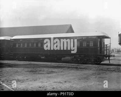 Un transport ferroviaire de première classe du Powerhouse Museum. Banque D'Images
