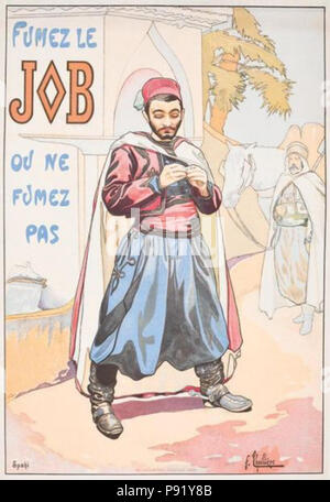 400 Le spahi, affiche pour la Collection JOB par Félix Thuillière Banque D'Images