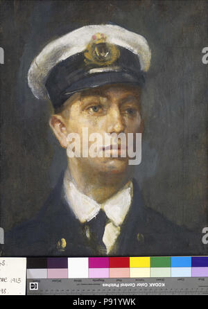 . 402 Le Lieutenant William Edward Sanders, 1883-1917, VC, DSO, RNR RMG BHC3145 Banque D'Images