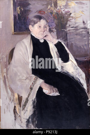 . 412 Mary Cassatt - Mme Robert S. Cassatt, Mère de l'artiste - Banque D'Images