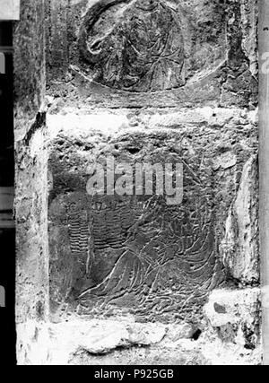 408 Maison dite de Nicolas Flamel - Détail de la façade, personnage assis et lisant - Paris - Médiathèque de l'architecture et du patrimoine - APMH00015952 Banque D'Images