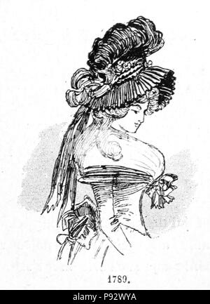 481 Robida - Mesdames nos aïeules (dix siècles d'élégances), 1891 0231 Banque D'Images