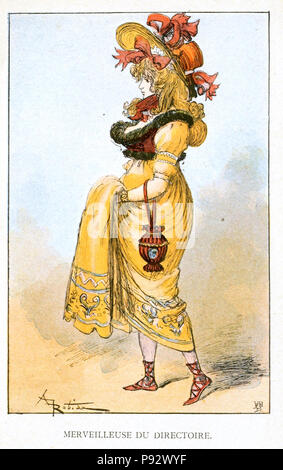 481 Robida - Mesdames nos aïeules (dix siècles d'élégances), 1891 0239 Banque D'Images