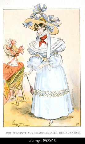 481 Robida - Mesdames nos aïeules (dix siècles d'élégances), 1891 0279 Banque D'Images