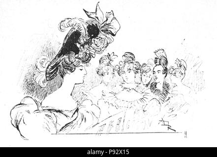 482 Robida - Mesdames nos aïeules (dix siècles d'élégances), 1891 0319 Banque D'Images