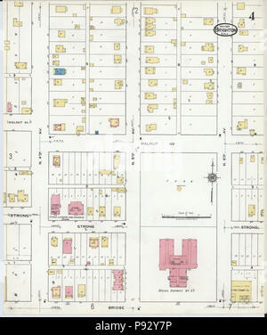 . 493 La carte d'assurance-incendie Sanborn de Brighton, Adams Comté (Colorado). LOC sanborn00961 006-4 Banque D'Images