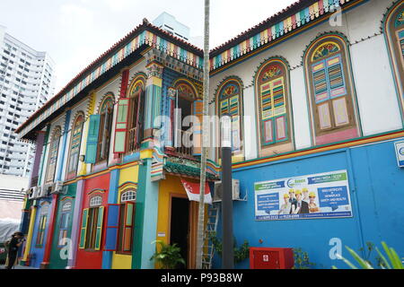 Singapour - une belle ville parfaite. Rues étonnantes, de belles personnes et architectures de soufflement d'esprit Banque D'Images