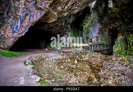 Smoo Cave (SC18) Banque D'Images