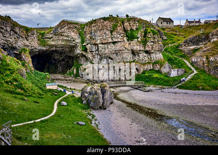 Smoo Cave (SC18) Banque D'Images