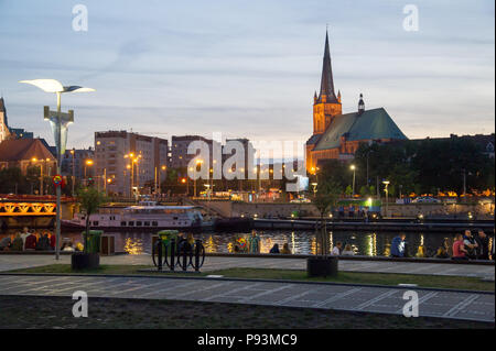 Swietego archikatedralna Bazylika gothique Jakuba (Basilique Cathédrale de Saint Jacques l'Apôtre) à Szczecin, Pologne. 14 juin 2018 © Wojciech Strozyk / Banque D'Images