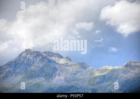 Oberdrauburg, Zwickenberg, Dorf, Zettersfeld, Wald, Kaernten, Dorf, Schleinitz, Weiler, Siedlung, Haus, Lienzer Dolomiten, Wolken, Wetter, Sturm, être Banque D'Images