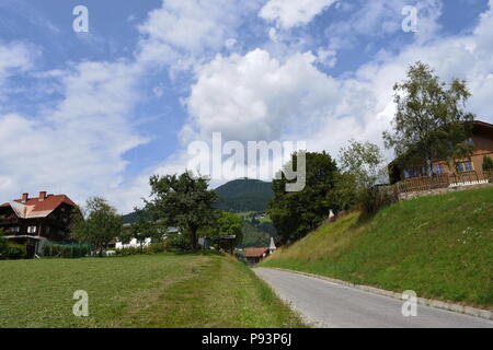 Oberdrauburg, Zwickenberg, Dorf, Zettersfeld, Wald, Kaernten, Dorf, Schleinitz, Weiler, Siedlung, Haus, Lienzer Dolomiten, Wolken, Wetter, Sturm, être Banque D'Images