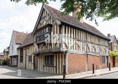 15e siècle l'ancienne maison, Church Lane, Walthamstow Village, Walthamstow, Arrondissement de Waltham Forest, Greater London, Angleterre, Royaume-Uni Banque D'Images