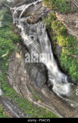 La région de Taughannock Falls, New York Banque D'Images