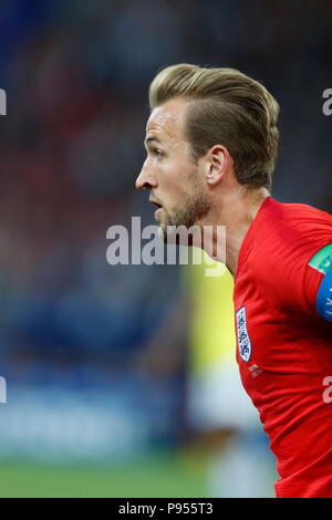 Harry Kane (FRA), 3 juillet 2018 Football / Soccer - COUPE DU MONDE : Russie 2018 match entre la Colombie 1-1 Angleterre au stade du Spartak de Moscou, en Russie. (Photo de Mutsu KAWAMORI/AFLO) [3604] Banque D'Images