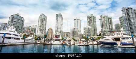 Sur la ville de Vancouver British Columbia Canada Banque D'Images