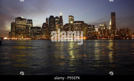 New York City Skyline Banque D'Images