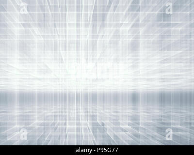 Mur Perspective - abstract image générée numériquement Banque D'Images