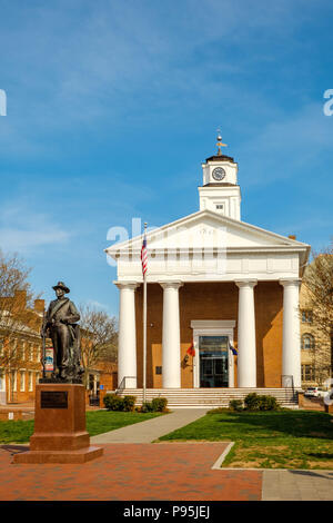 Vallée de Shenandoah Civil War Museum, Old Frederick County Courthouse, nord 20 rue de Loudoun, vieille ville piétonnière, Winchester, Virginia Banque D'Images