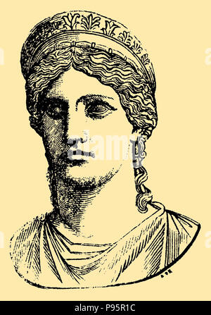 Junon Ludovisi, 1881 Banque D'Images